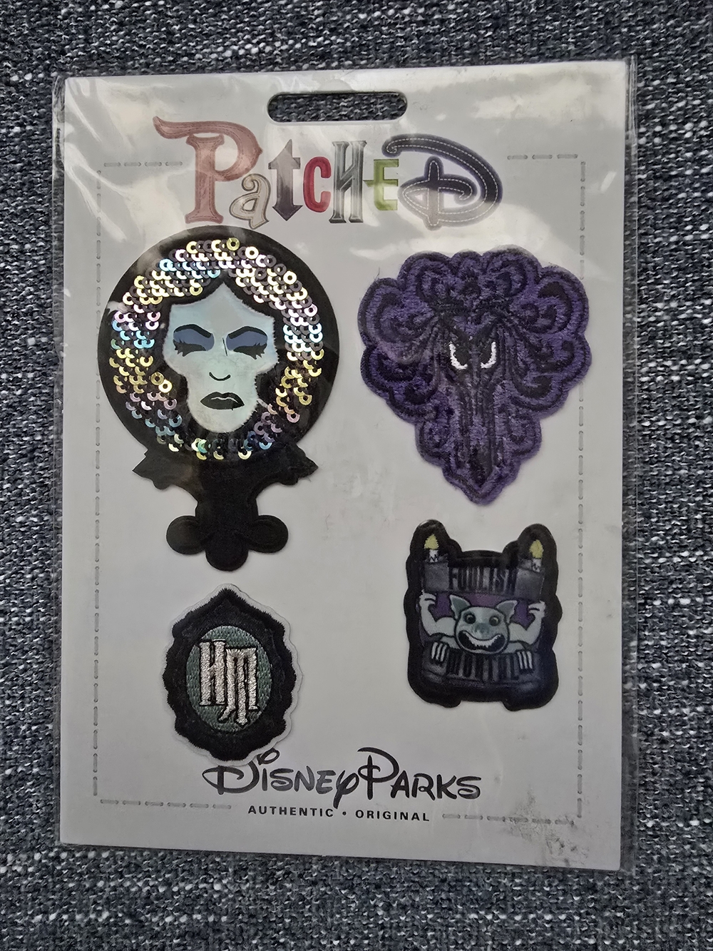 Disney Parks Purple & Black Villain Patch Set